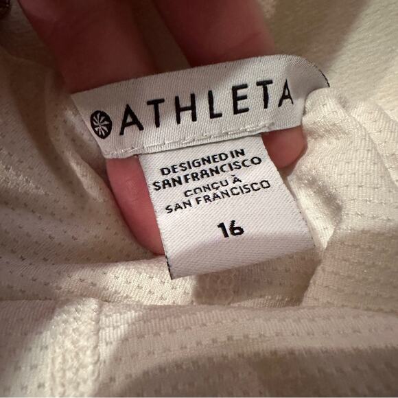 Athleta Vienna Jupe Cargo Skort in Magnolia White Size 16 Plus NEW - Picture 6 of 11